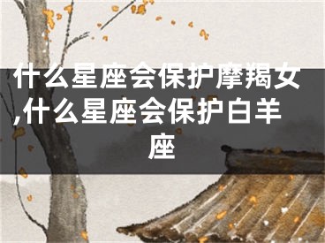 什么星座会保护摩羯女,什么星座会保护白羊座