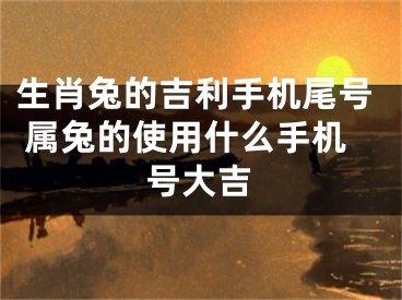 生肖兔的吉利手机尾号 属兔的使用什么手机号大吉