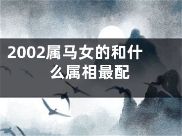 2002属马女的和什么属相最配
