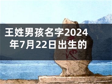 王姓男孩名字2024年7月22日出生的