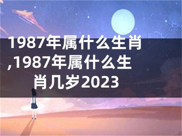1987年属什么生肖,1987年属什么生肖几岁2023