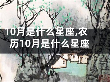 10月是什么星座,农历10月是什么星座