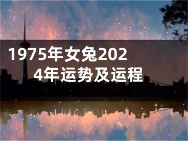 1975年女兔2024年运势及运程