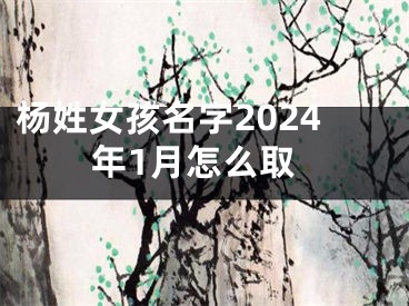 杨姓女孩名字2024年1月怎么取