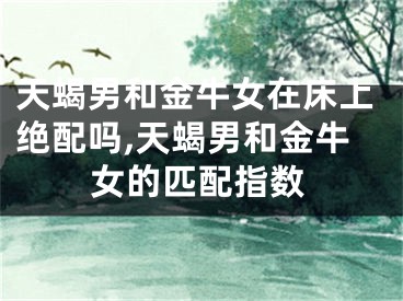 天蝎男和金牛女在床上绝配吗,天蝎男和金牛女的匹配指数