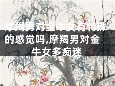 摩羯男对金牛女有特殊的感觉吗,摩羯男对金牛女多痴迷