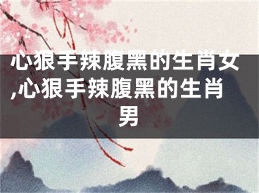 心狠手辣腹黑的生肖女,心狠手辣腹黑的生肖男