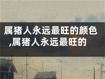 属猪人永远最旺的颜色,属猪人永远最旺的