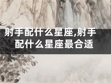 射手配什么星座,射手配什么星座最合适