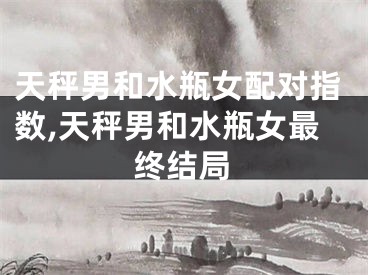 天秤男和水瓶女配对指数,天秤男和水瓶女最终结局