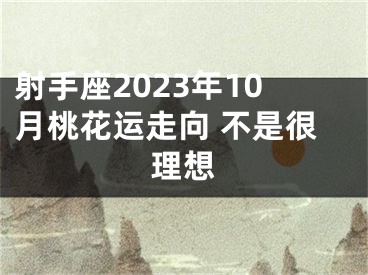 射手座2023年10月桃花运走向 不是很理想