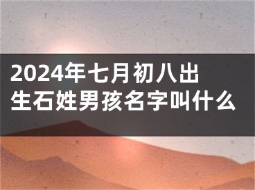 2024年七月初八出生石姓男孩名字叫什么