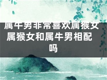 属牛男非常喜欢属猴女 属猴女和属牛男相配吗