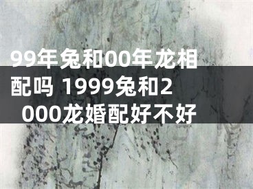 99年兔和00年龙相配吗 1999兔和2000龙婚配好不好