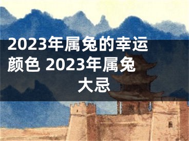 2023年属兔的幸运颜色 2023年属兔大忌
