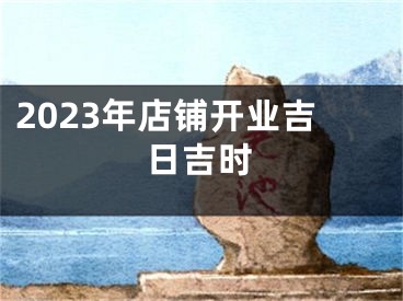 2023年店铺开业吉日吉时