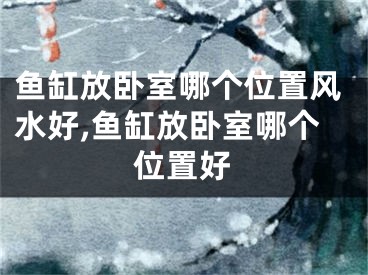 鱼缸放卧室哪个位置风水好,鱼缸放卧室哪个位置好