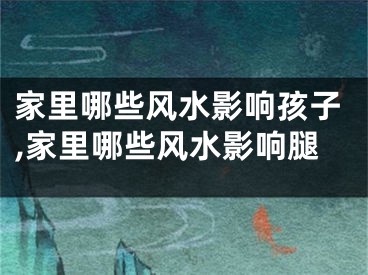 家里哪些风水影响孩子,家里哪些风水影响腿