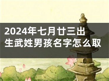 2024年七月廿三出生武姓男孩名字怎么取