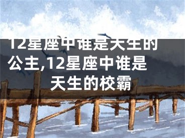 12星座中谁是天生的公主,12星座中谁是天生的校霸