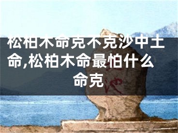 松柏木命克不克沙中土命,松柏木命最怕什么命克