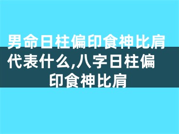 男命日柱偏印食神比肩代表什么,八字日柱偏印食神比肩