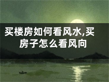 买楼房如何看风水,买房子怎么看风向