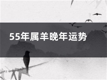 55年属羊晚年运势