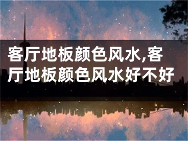 客厅地板颜色风水,客厅地板颜色风水好不好