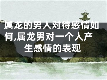 属龙的男人对待感情如何,属龙男对一个人产生感情的表现