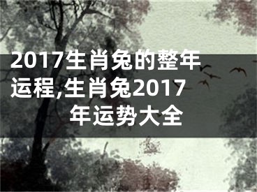 2017生肖兔的整年运程,生肖兔2017年运势大全