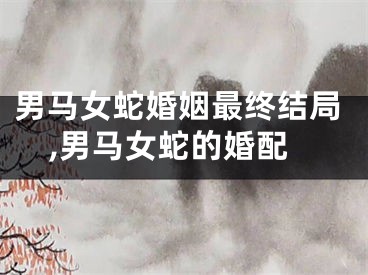 男马女蛇婚姻最终结局,男马女蛇的婚配