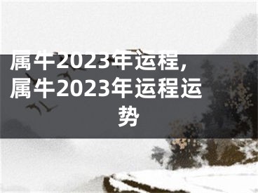 属牛2023年运程,属牛2023年运程运势