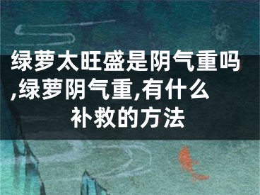 绿萝太旺盛是阴气重吗,绿萝阴气重,有什么补救的方法