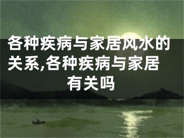 各种疾病与家居风水的关系,各种疾病与家居有关吗
