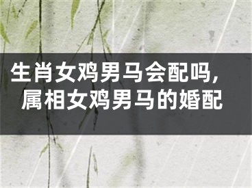 生肖女鸡男马会配吗,属相女鸡男马的婚配