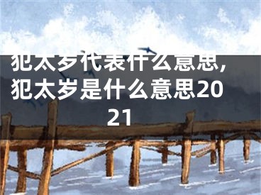 犯太岁代表什么意思,犯太岁是什么意思2021
