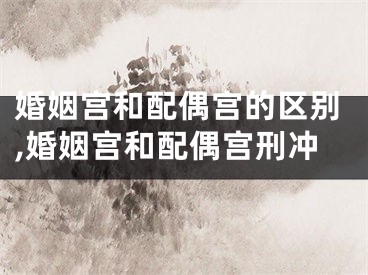 婚姻宫和配偶宫的区别,婚姻宫和配偶宫刑冲