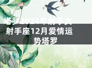 塔罗2024年射手女 射手座12月爱情运势塔罗