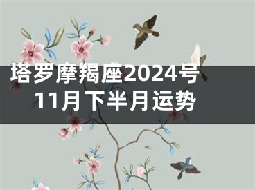 塔罗摩羯座2024号11月下半月运势