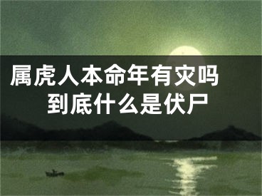 属虎人本命年有灾吗 到底什么是伏尸
