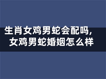 生肖女鸡男蛇会配吗,女鸡男蛇婚姻怎么样