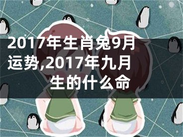 2017年生肖兔9月运势,2017年九月生的什么命