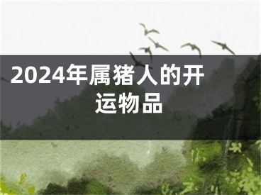 2024年属猪人的开运物品