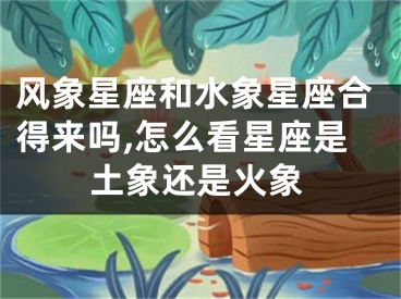 风象星座和水象星座合得来吗,怎么看星座是土象还是火象