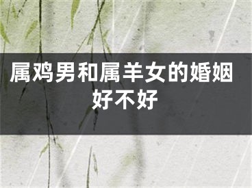 属鸡男和属羊女的婚姻好不好