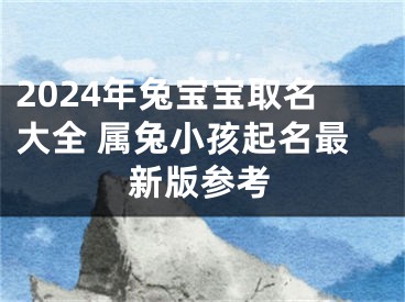 2024年兔宝宝取名大全 属兔小孩起名最新版参考