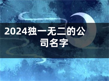 2024独一无二的公司名字