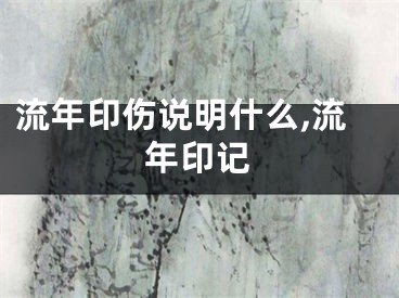 流年印伤说明什么,流年印记