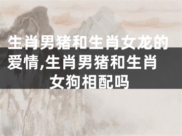 生肖男猪和生肖女龙的爱情,生肖男猪和生肖女狗相配吗